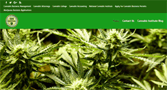 Desktop Screenshot of californiacannabisinstitute.com